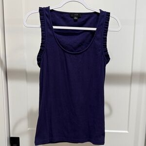 J. Crew Women's Deep Purple Tank Top